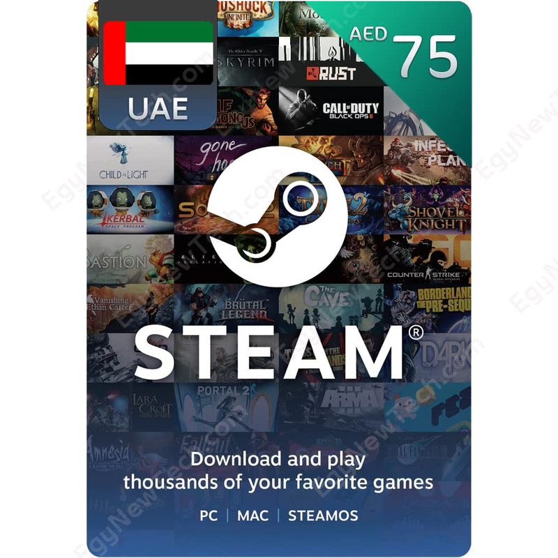 Steam Wallets UAE 75